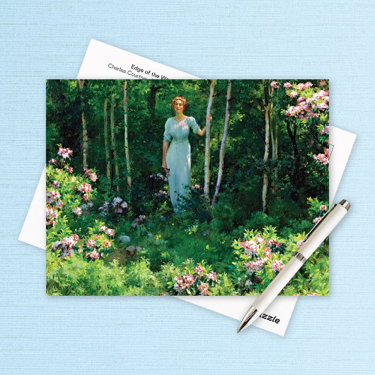 Rand van de Bossen Charles Curran Briefkaart