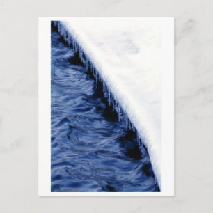 Rand van de rivier briefkaart