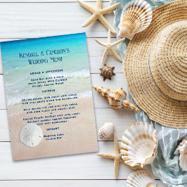 Rand van de Sjabloon van het Menu van de Wedding v