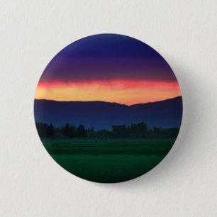 Rand van de stad ronde button 5,7 cm