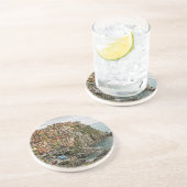 Rand van Italië - Manarla - Sandstone Onderzetter (Zijkant)