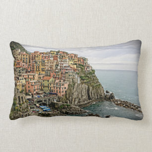 Rand van Italië - Manarola - Pillow Kussen