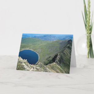 Rand vanaf Helvellyn, Lake District, Engla Kaart