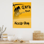 Rand wissel uit Uitsluitteken Poster (Keuken)