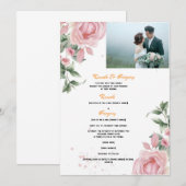 Randa & Gregory  Samen met hun families Overleden Kaart (Voorkant / Achterkant)