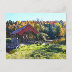 Randall Covered Bridge, Lyndon, Vermont Briefkaart