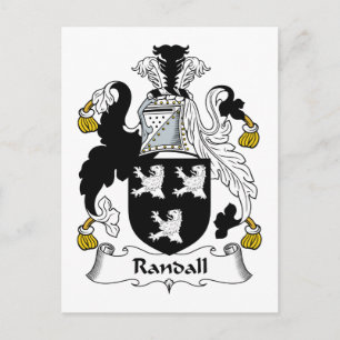 Randall Family Crest Briefkaart