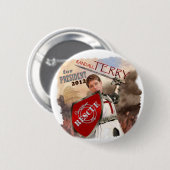 Randall Terry 2012-toets Ronde Button 5,7 Cm (Voorkant /achterkant)