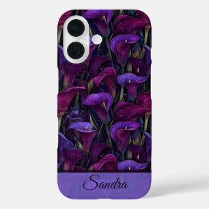 Rande Bridesmeisje Cadeau Calla Lelies Bloemstuk M iPhone 16 Hoesje