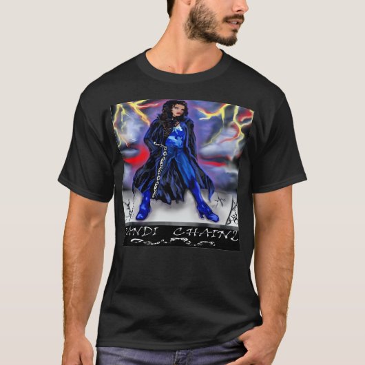 Randi Chainz beroemd gemaakt door Remie James T-shirt (Voorkant)