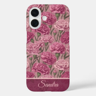 Randje Afstudeercadeau Anjer Naam iPhone 16 Hoesje