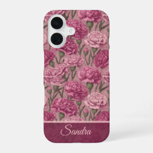 Randje Afstudeercadeau Anjer Naam iPhone 16 Hoesje