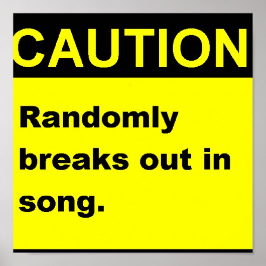 Randmon Song Poster (Voorkant)