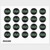 Random Access Memory Ronde Sticker (Vel)
