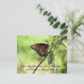 Random Act of Kindess Briefkaart - Queen Butterfly (Staand voorkant)