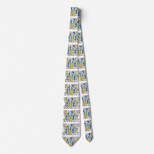 Random Acts of Insanity custom stropdas (Voorkant)