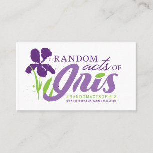 Random Acts of Iris Visitekaartje