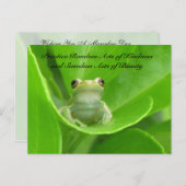 Random Acts of Kindness Briefkaart - Green Tree Ki (Voorkant / Achterkant)