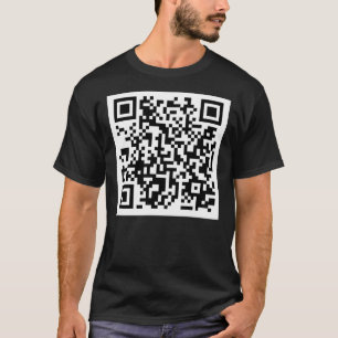 Random Animal Photo Generator QR Code T-shirt