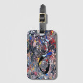 random art bagagelabel (Voorkant (verticaal))