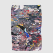 random art golfhanddoek (Voorkant)