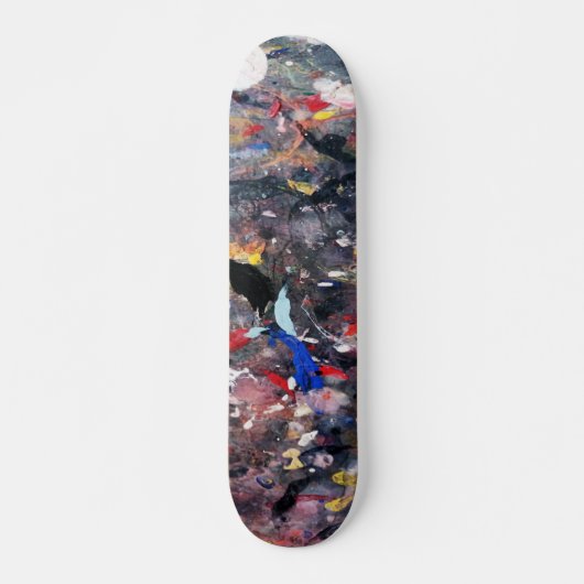 random art skateboard (Voorkant)