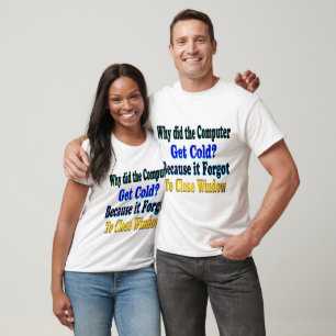 ㋡ Random Computer Joke American Apparel T-shirt ㋡