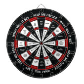 Random Decision Maker Dartbord (Voorkant)