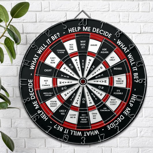 Random Decision Maker Dartbord