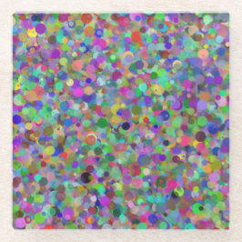 Random Dot Glass Onderzetter Glazen Onderzetter