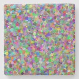 Random Dot Limestone Onderzetter