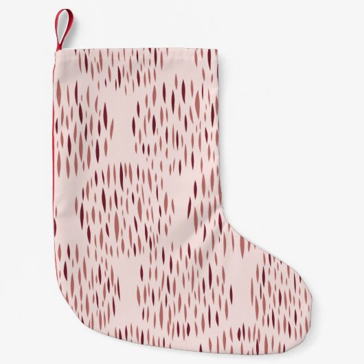 Random geometric background. Seamless pattern. Wij Kleine Kerstsok (Voorkant)