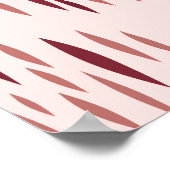 Random geometric background. Seamless pattern. Wij Poster (Hoek)