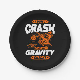 Random Grativity-controles - Motocross en Dirt Bik Papieren Bordje