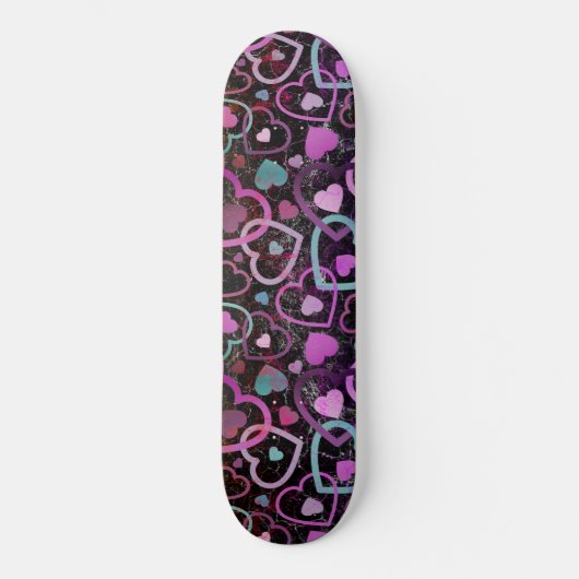 Random Hearts RUD Skateboard (Voorkant)