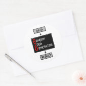 Random Idea Generator (RIG the Data) Sticker (Envelop)