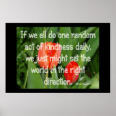 Random Kindness Poster (Voorkant)