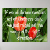 Random Kindness Poster (Voorkant)