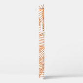 Random Leaf Mosaic Dark Oranje Case-Mate iPhone Case (Achterkant / Rechts)