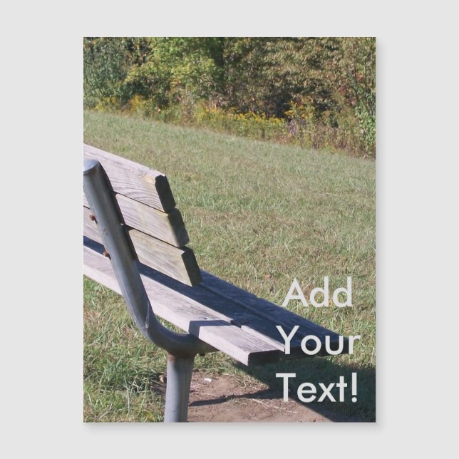Random Park Bench (Voorkant)