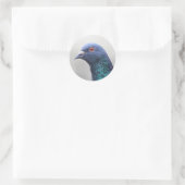 Random Pigeon Ronde Sticker (Tas)