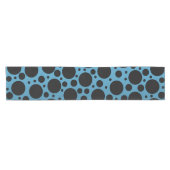 Random Polka Dots - Peacock Blue Table Runner Korte Tafelloper (Horizontaal)
