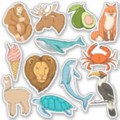 Random Stuff Sticker (Voorkant)