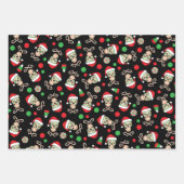 Random Sugar Skull Santa Inpakpapier Vel (Voorkant 3)