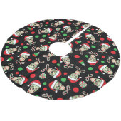 Random Sugar Skull Santa Kerstboom Rok (Gekanteld)