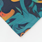 Random Surreal Dream Fleece Deken (Hoek)