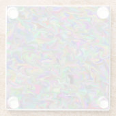Random Swirl Glass Onderzetter (Achterkant)