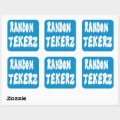 Random Tekerz Square Sticker (Vel)