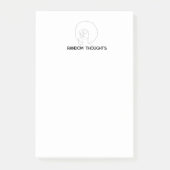 Random Thoughts Afro Post-it® Notes (Voorkant)