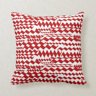 Random Zigzag Pattern Pillow Kussen